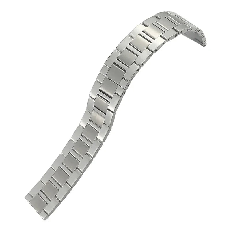 Stainless Steel Watchband 20mm 17.5mm 19mm 21mm 23.5mm
