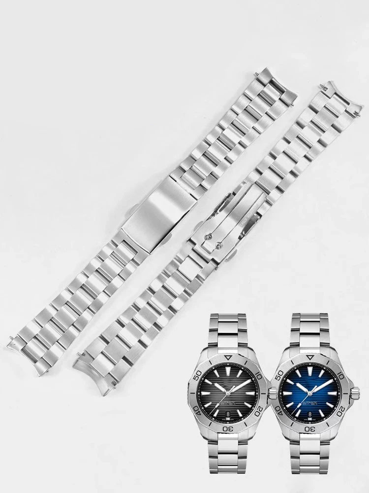 Stainless Steel Watchband 20.5mm 21.5mm