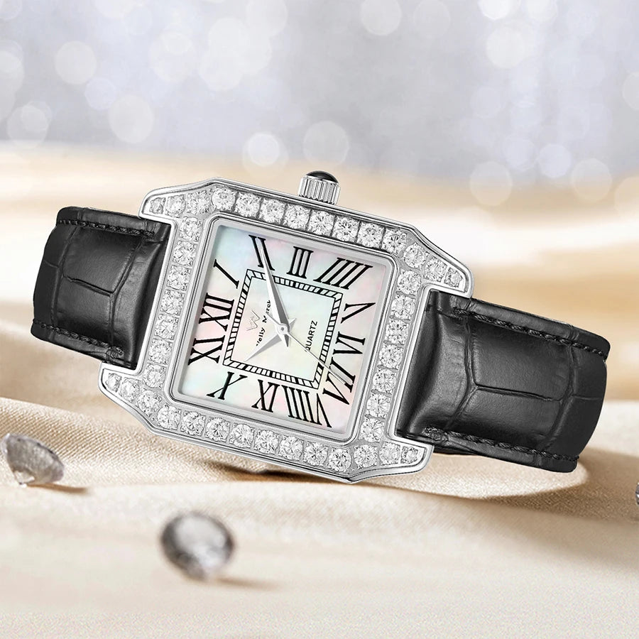 Elegant Quartz Watch 076L-WM