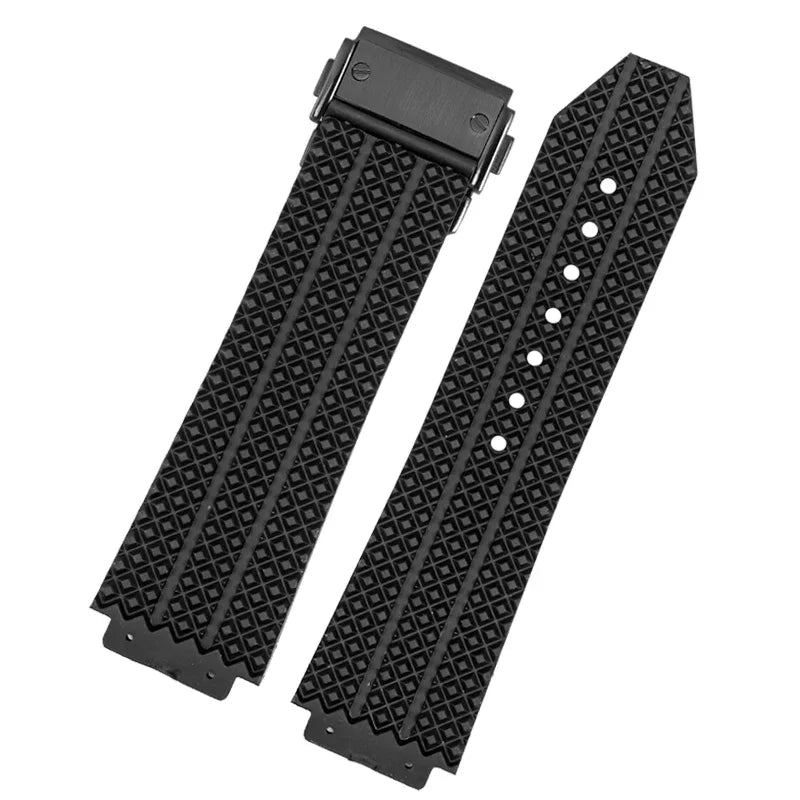Silicone Rubber Watchband 26mm×19mm 25mm×17mm