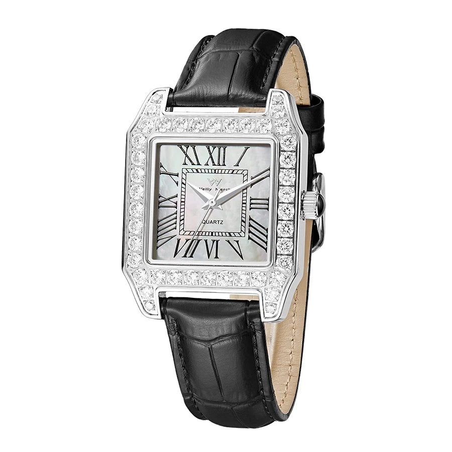 Elegant Quartz Watch 076L-WM