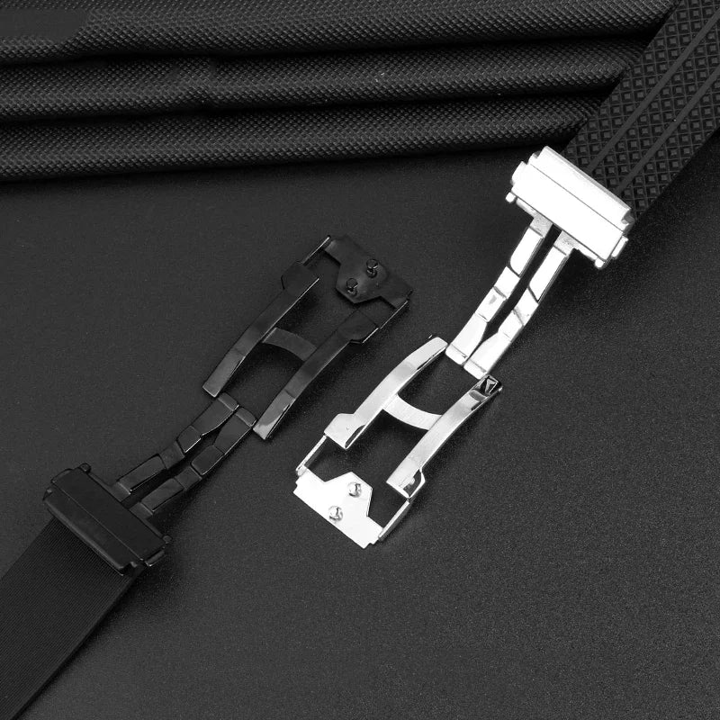 Silicone Rubber Watchband 26mm×19mm 25mm×17mm