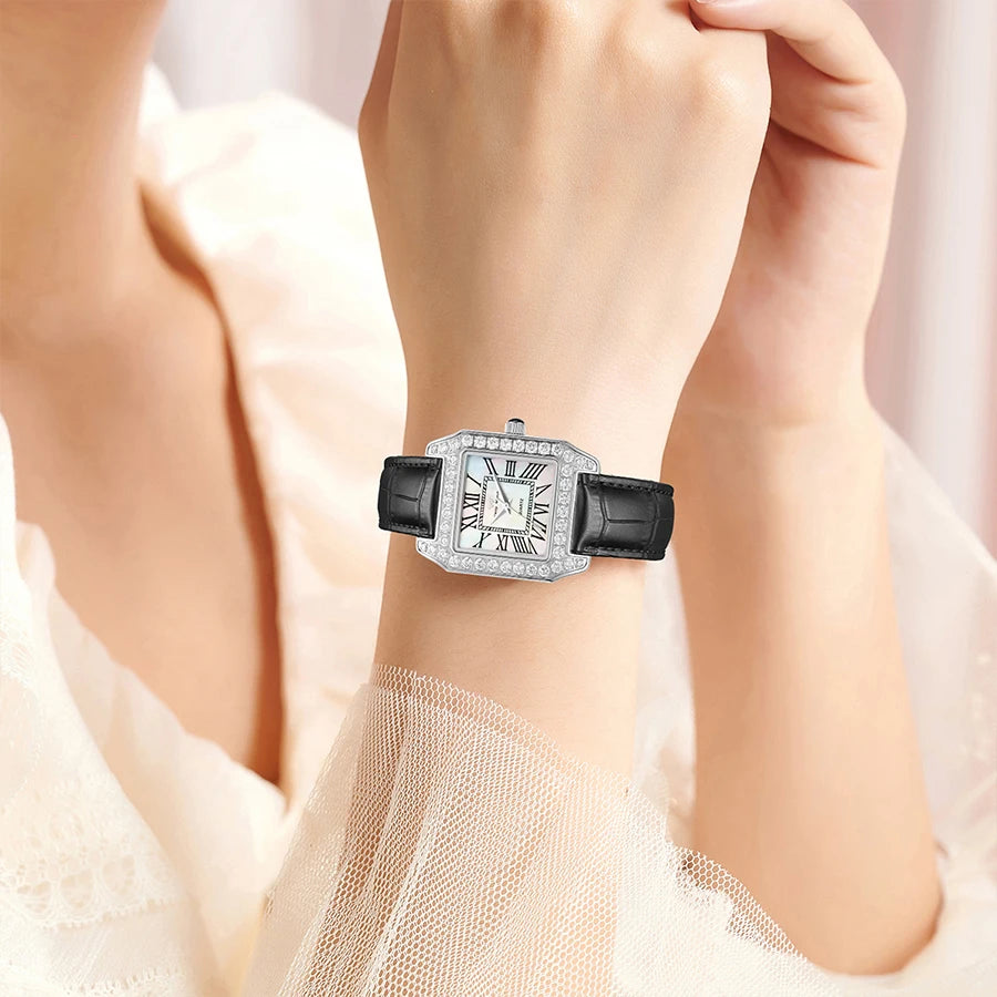 Elegant Quartz Watch 076L-WM