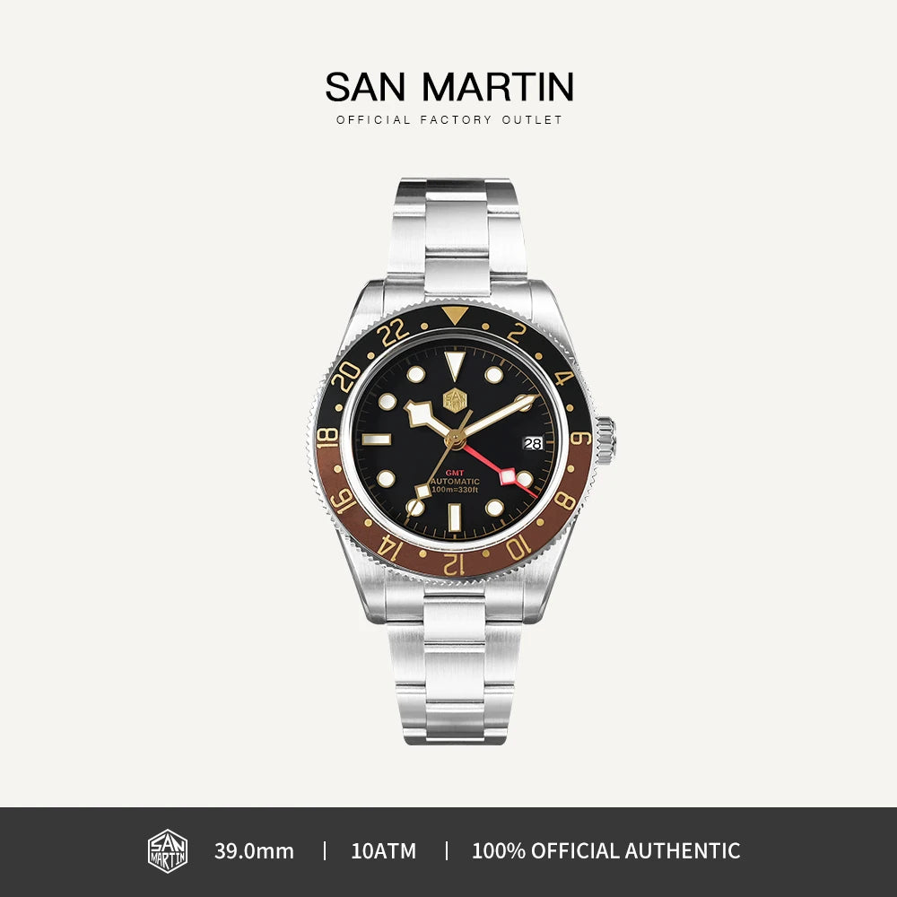 Root Beer GMT Automatic Watch SN0109