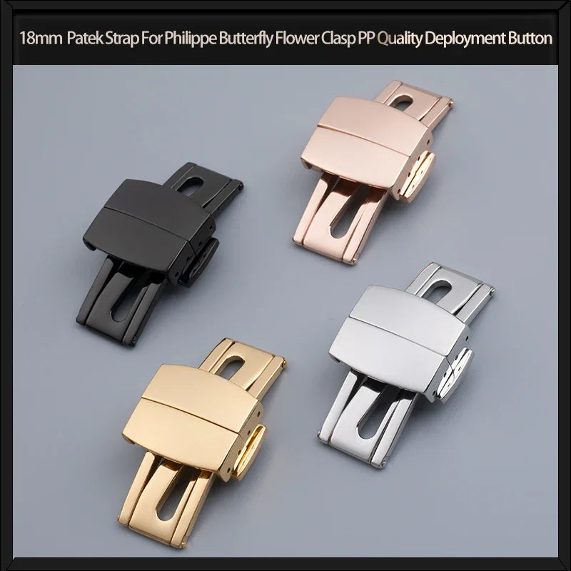 Stainless Steel Folding Buckle 18mm