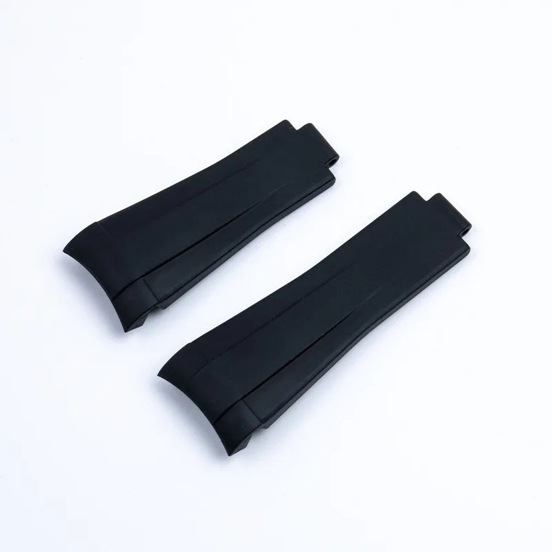 FKM Fluororubber Watchband 19mm 20mm