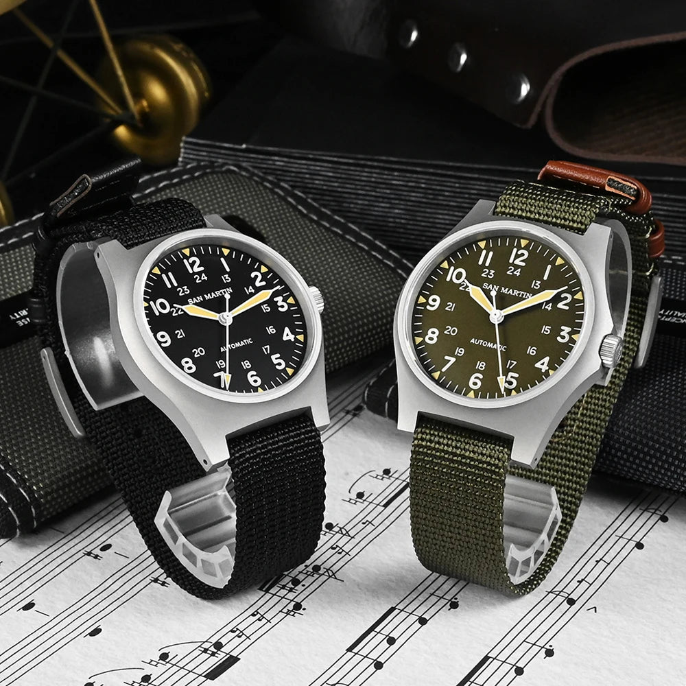 Retro Military Pilot Automatic Watch SN0105