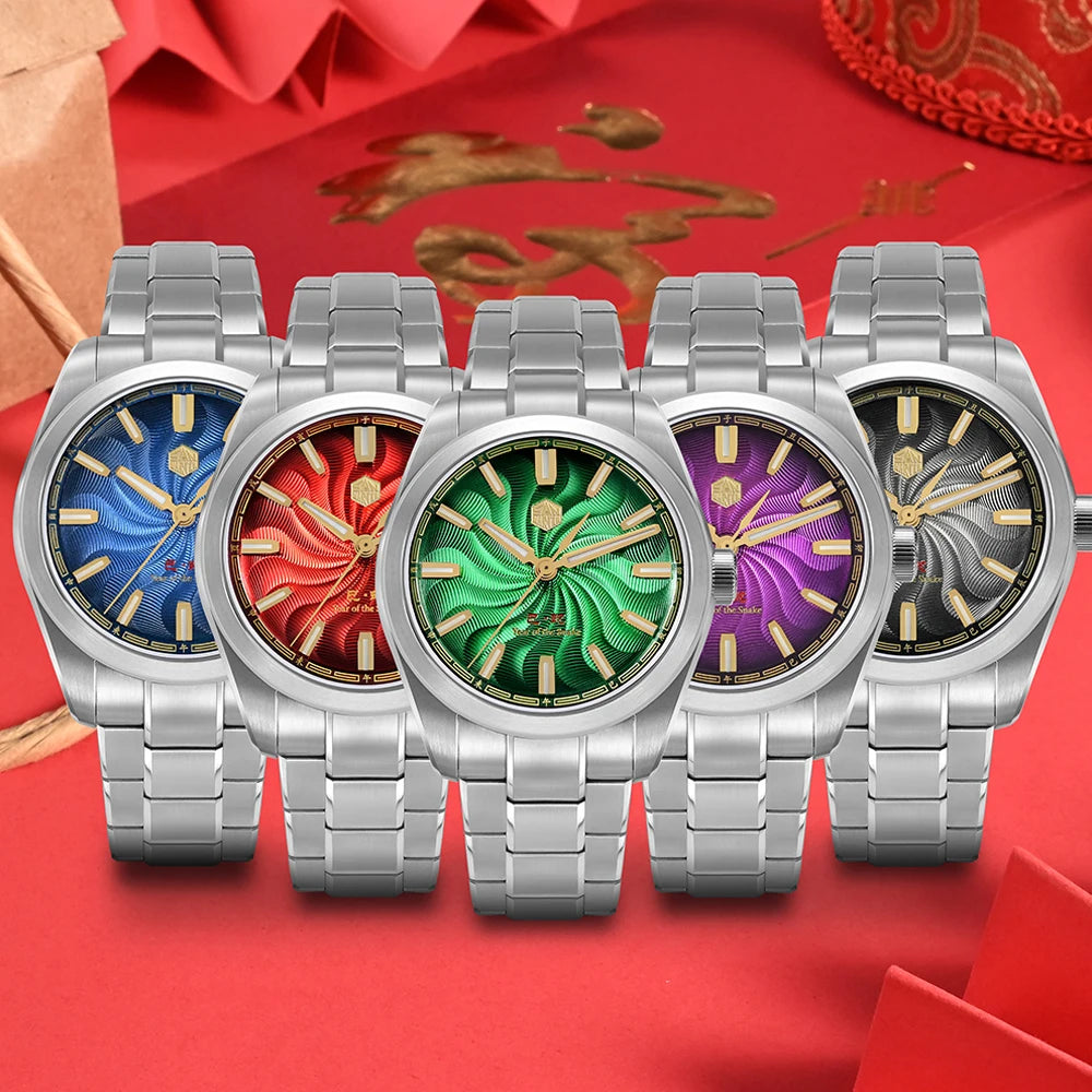 Guilloche Limited Edition Automatic Watch SN0144