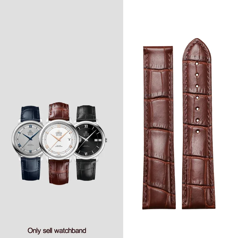Genuine Leather Watchband 18mm 19mm 20mm 21mm