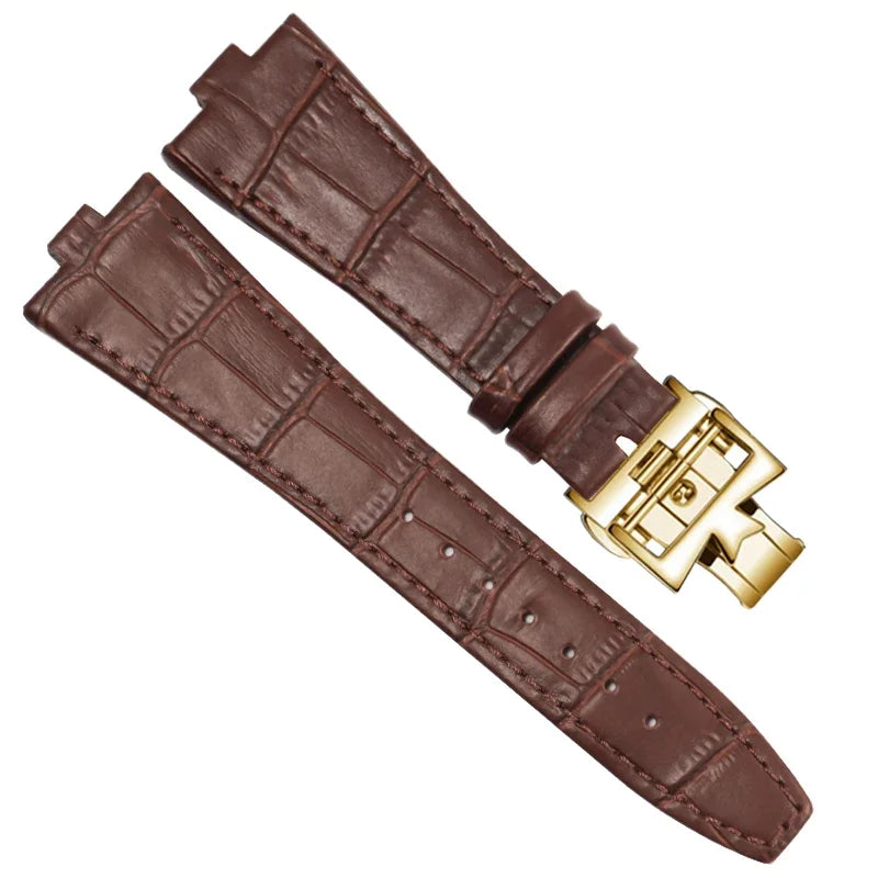 Genuine Leather Watchband 25mm×8mm