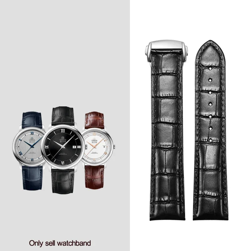 Genuine Leather Watchband 18mm 19mm 20mm 21mm