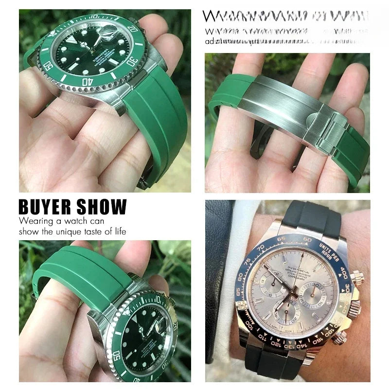 Rubber Watchband 20mm 21mm