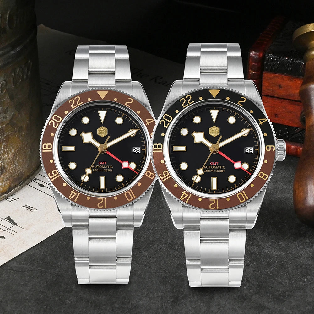 Root Beer GMT Automatic Watch SN0109