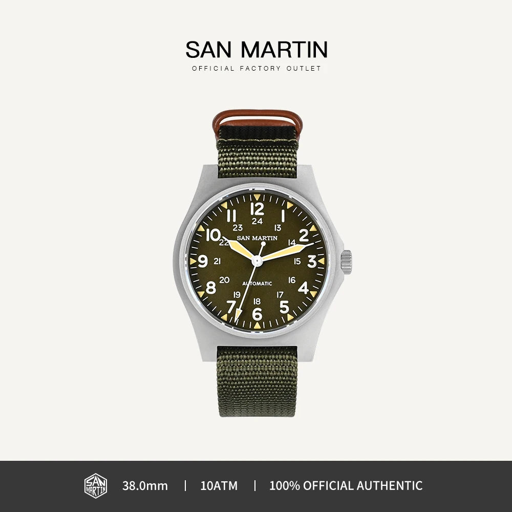 Retro Military Pilot Automatic Watch SN0105