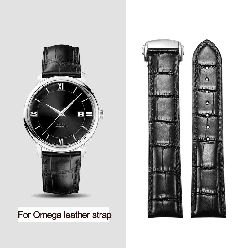 Genuine Leather Watchband 18mm 19mm 20mm 21mm