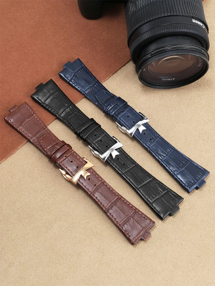 Genuine Leather Watchband 25mm×8mm