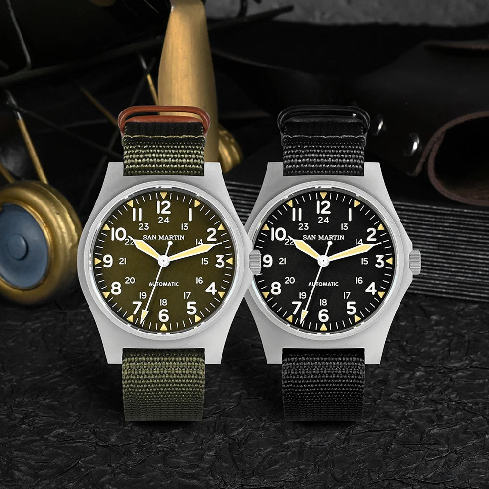 Retro Military Pilot Automatic Watch SN0105