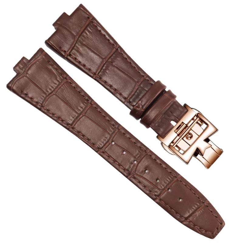 Genuine Leather Watchband 25mm×8mm