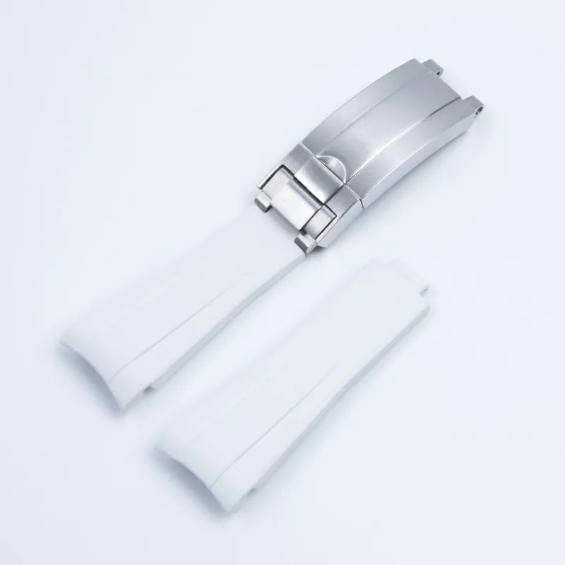 FKM Fluororubber Watchband 19mm 20mm