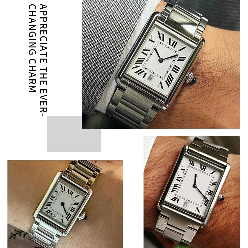 Stainless Steel Watchband 20mm 17.5mm 19mm 21mm 23.5mm