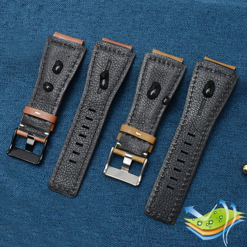 Genuine Leather Watchband 35mm×24mm