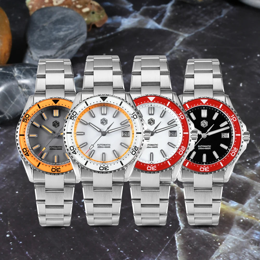 Enamel Dial Diver Automatic Watch SN0129