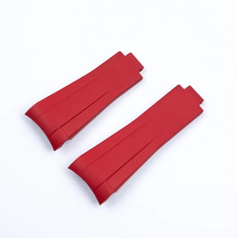 FKM Fluororubber Watchband 19mm 20mm