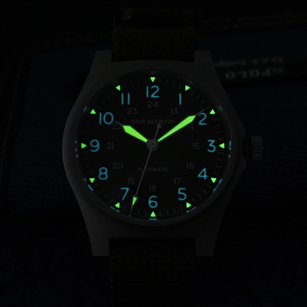 Retro Military Pilot Automatic Watch SN0105